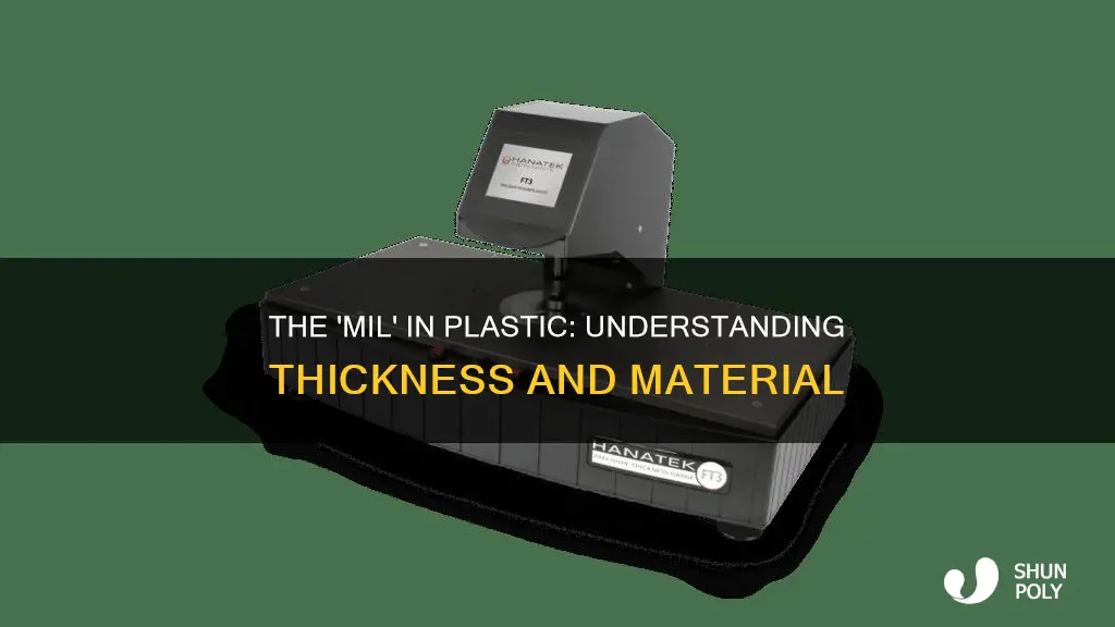 what does the mil in plastic standfor