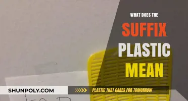 The Intriguing Meaning Behind the Suffix "Plastic