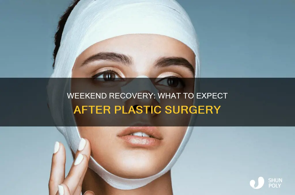 what does the weekend look like after plastic surgery