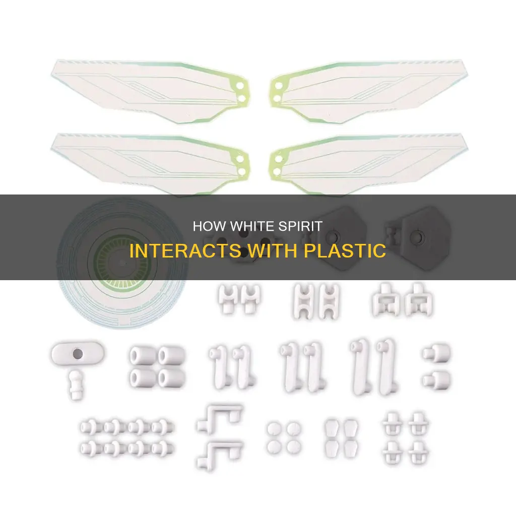 what does white spirit do to plastic