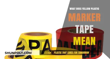 Yellow Marker Tape: Its Meaning and Uses