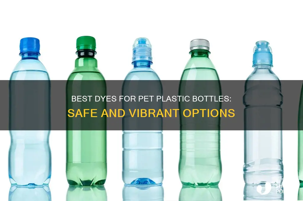 what dye to use for pet plastic bottle