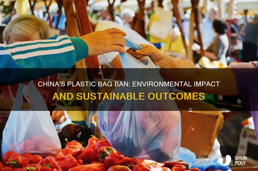 what effect did banning the plastic bags have in china