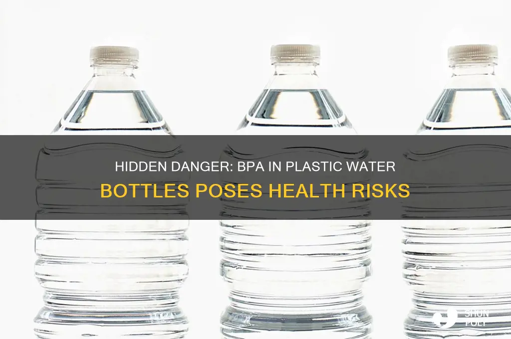 what element is a health risk in plastic water bottles