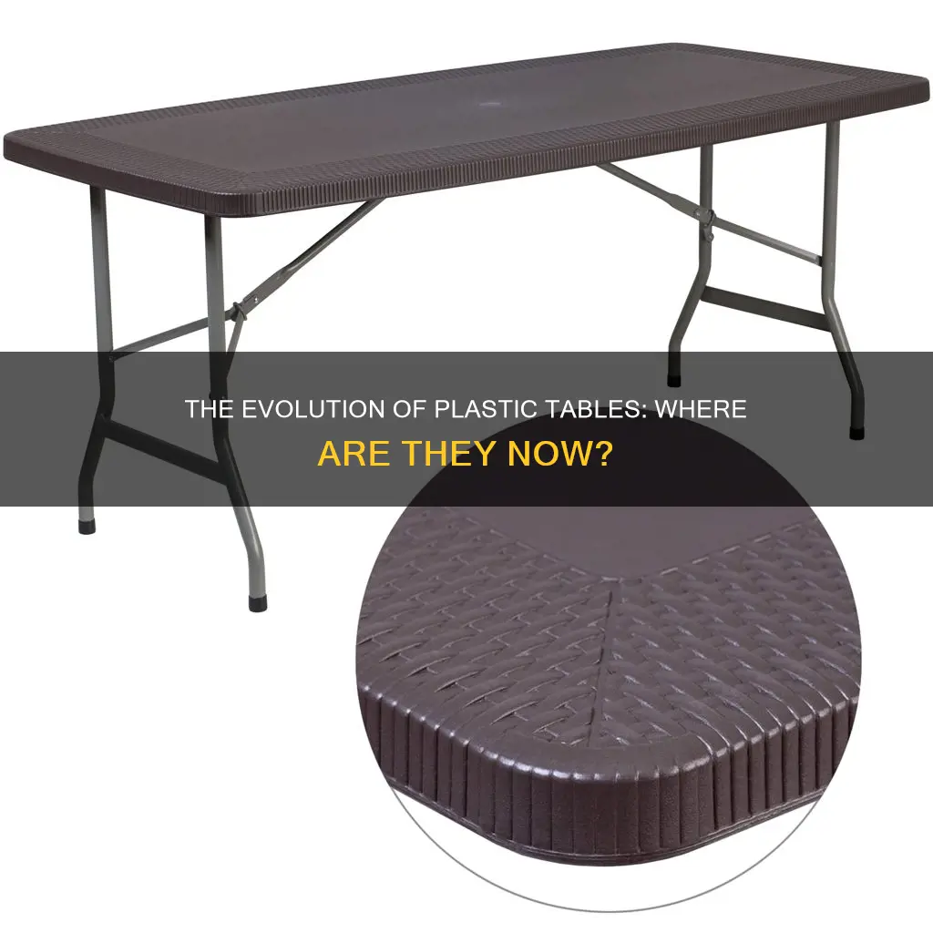 what ever happened to the plastic tables