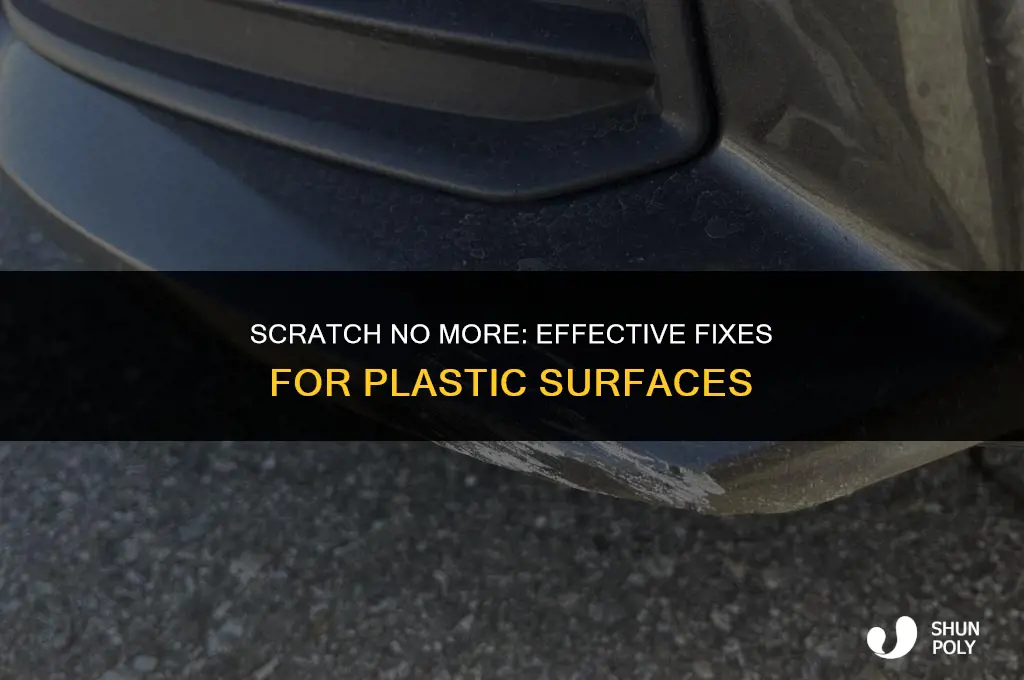 what fixes scratches in plastic