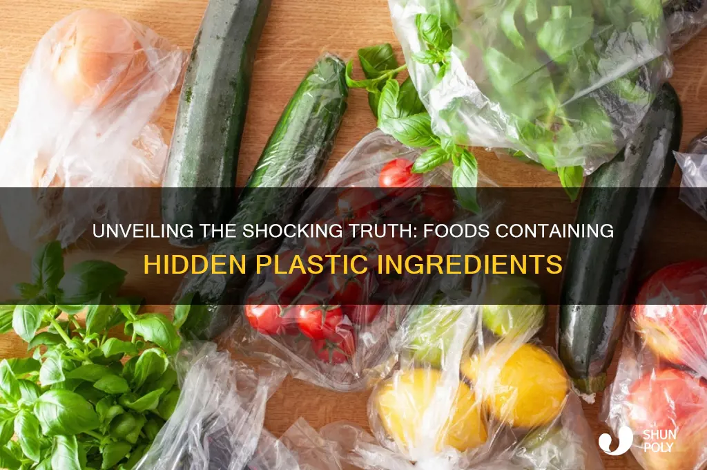 what food is made of plastic