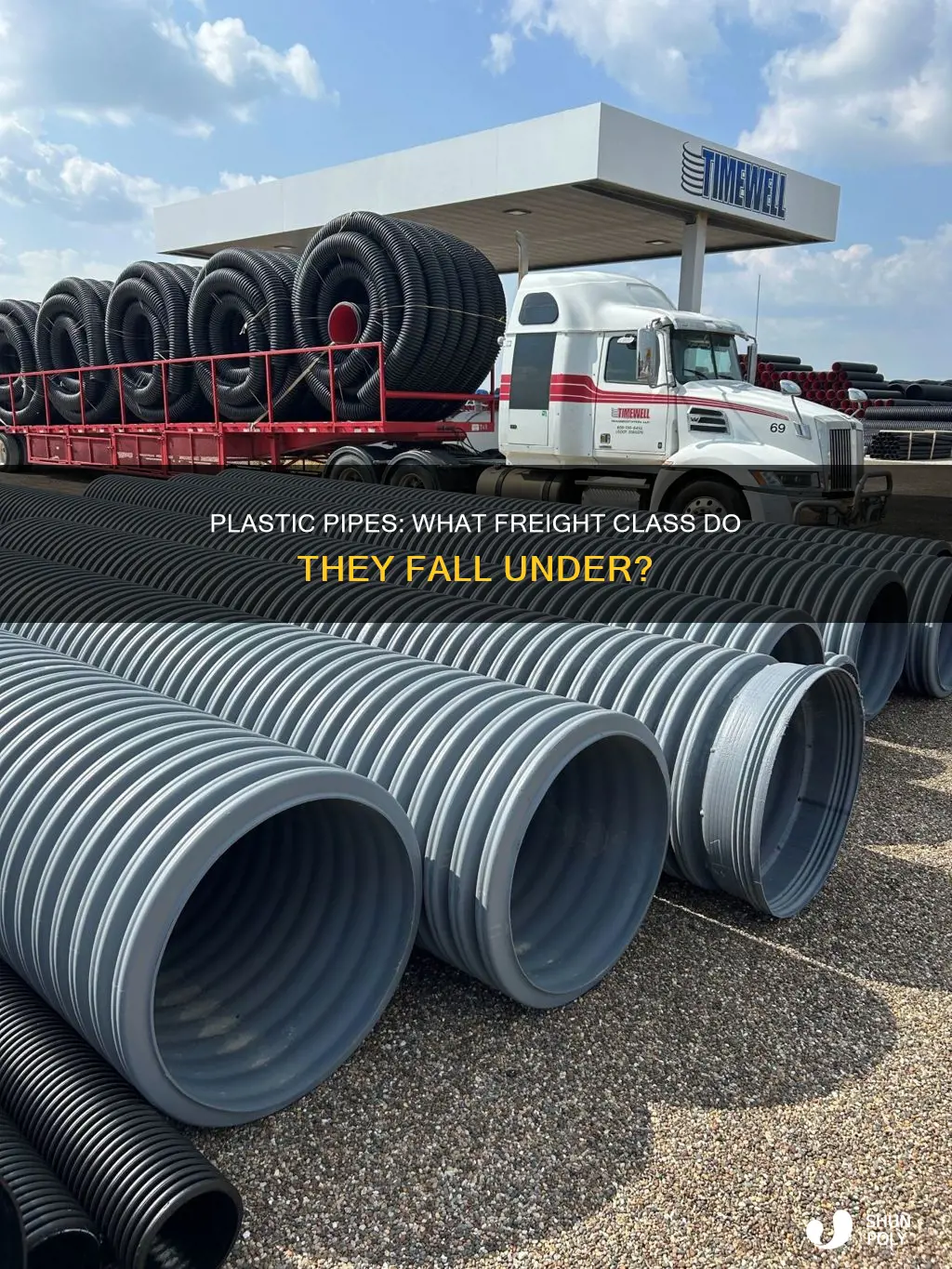 what freight class is plastic pipe