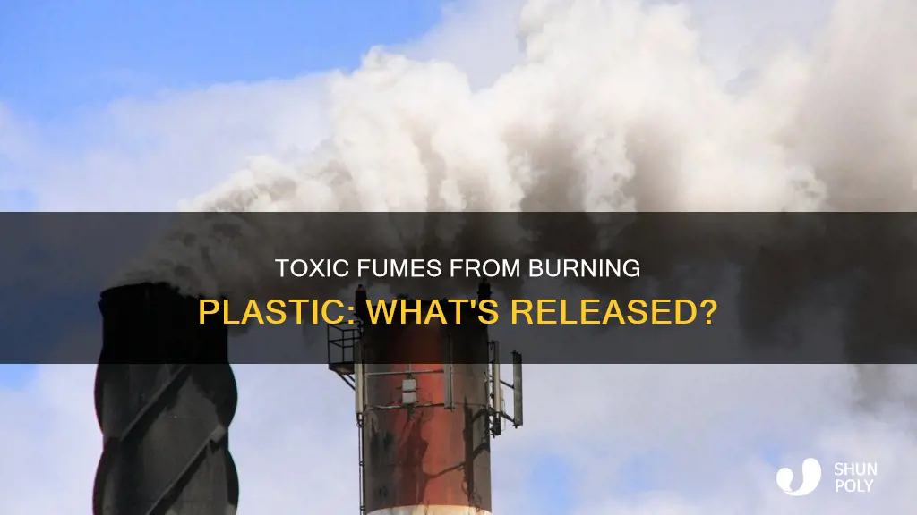 what fumes does burning plastic give off