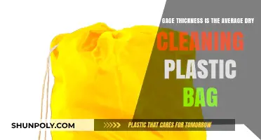 Average Dry Cleaning Plastic Bag Thickness: Understanding Common Gauge Measurements