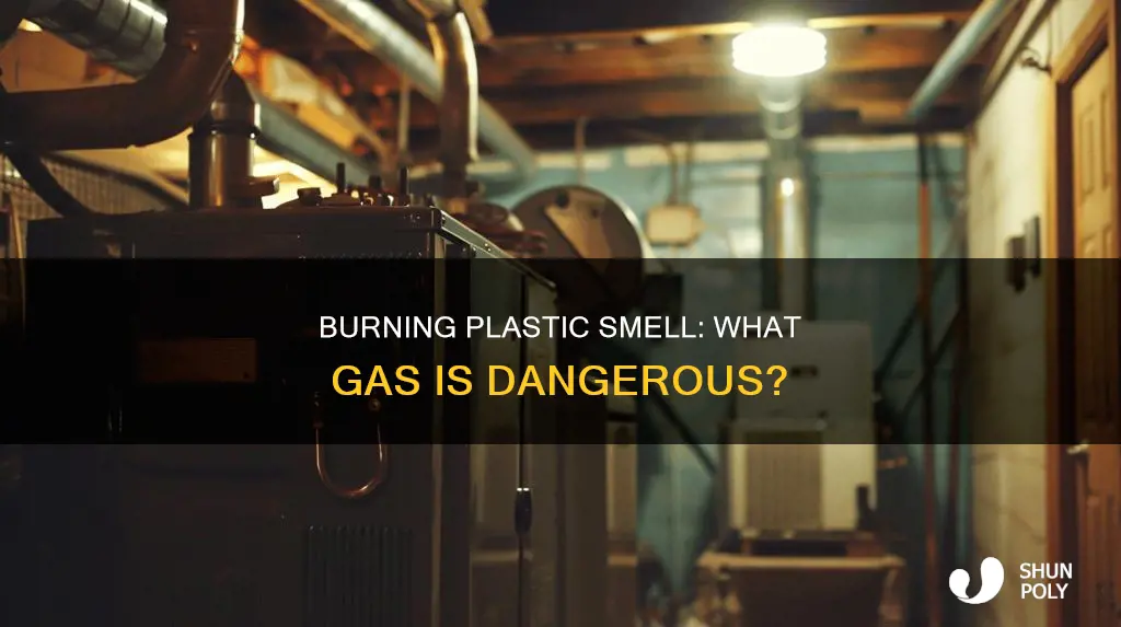 what gas smells like burning plastic