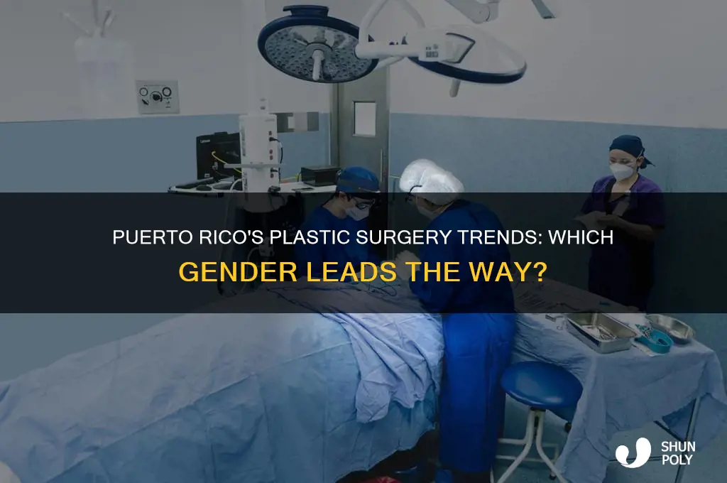 what gender is doing more plastic surgery in puerto rico