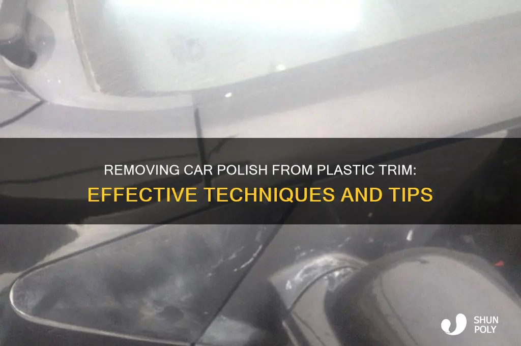 what gets car polish off plastic trim