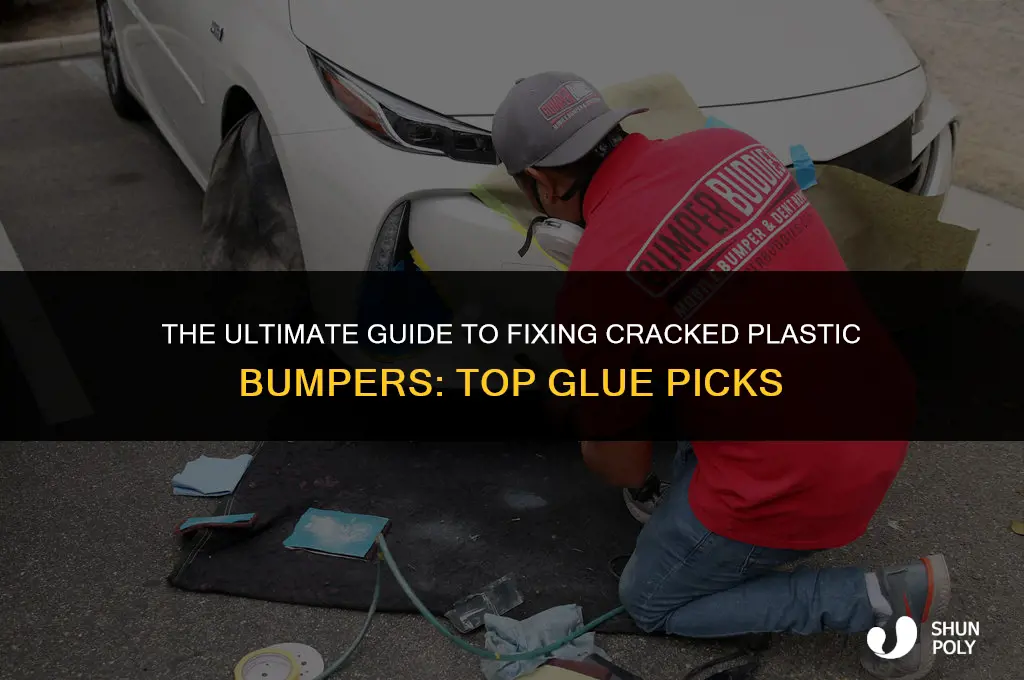 what glue is best for fixing cracked plastic bumpers