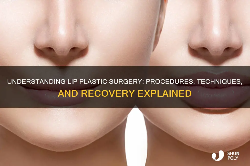 what goes into lip plastic surgery