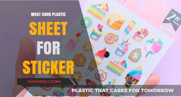Best Plastic Sheet Materials for Stickers