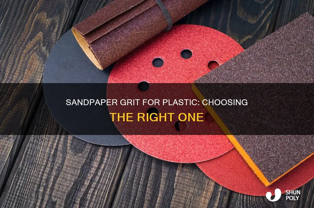 what grit of sandpaper for plastic