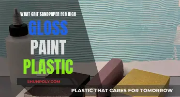 Best Grit Sandpaper for High-Gloss Paint on Plastic