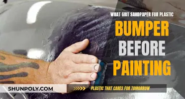 Best Grit Sandpaper for Painting Plastic Bumpers