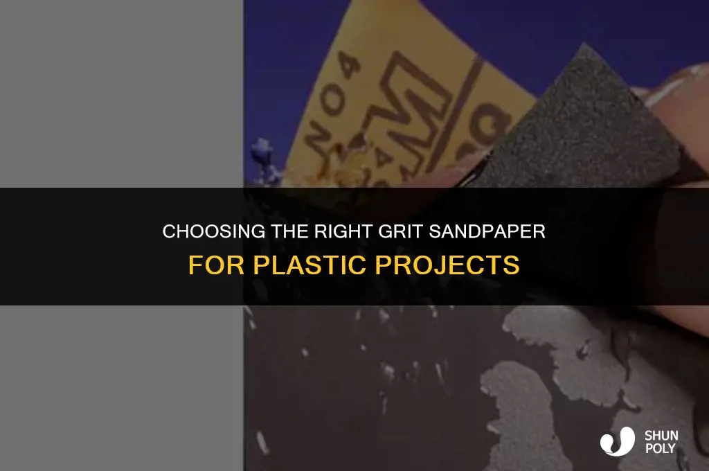 what grit sandpaper for plastic