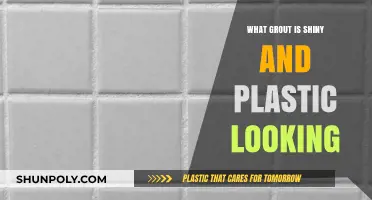 The Best Grout for a Glossy, Plastic Look