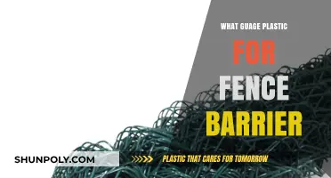 Choosing the Right Plastic Gauge for Fence Barriers