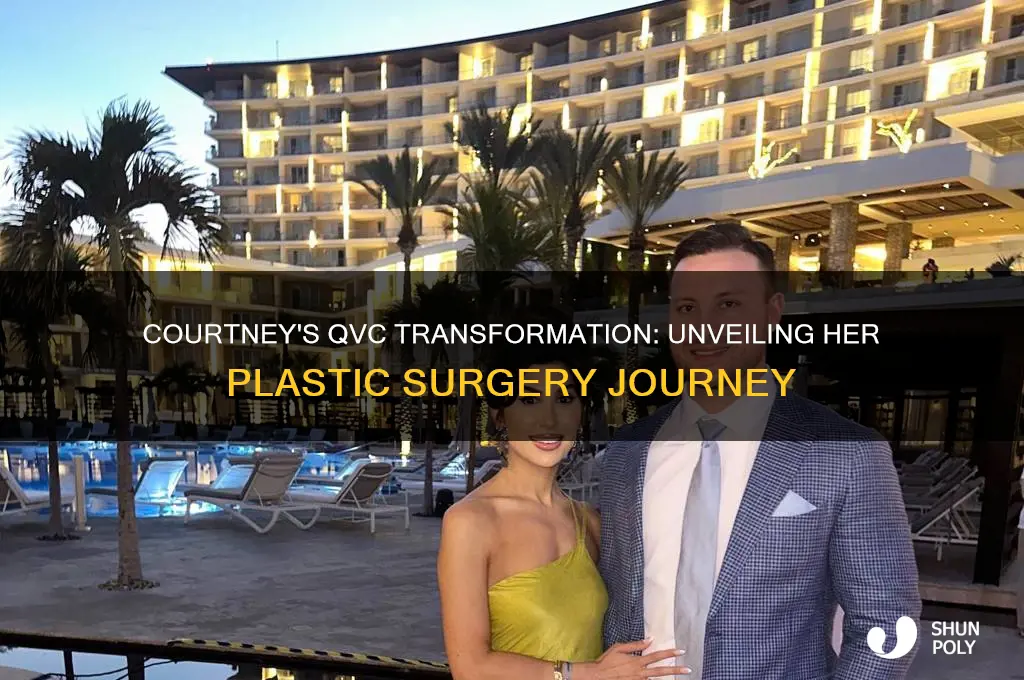 what happened to courtney on qvc plastic surgery