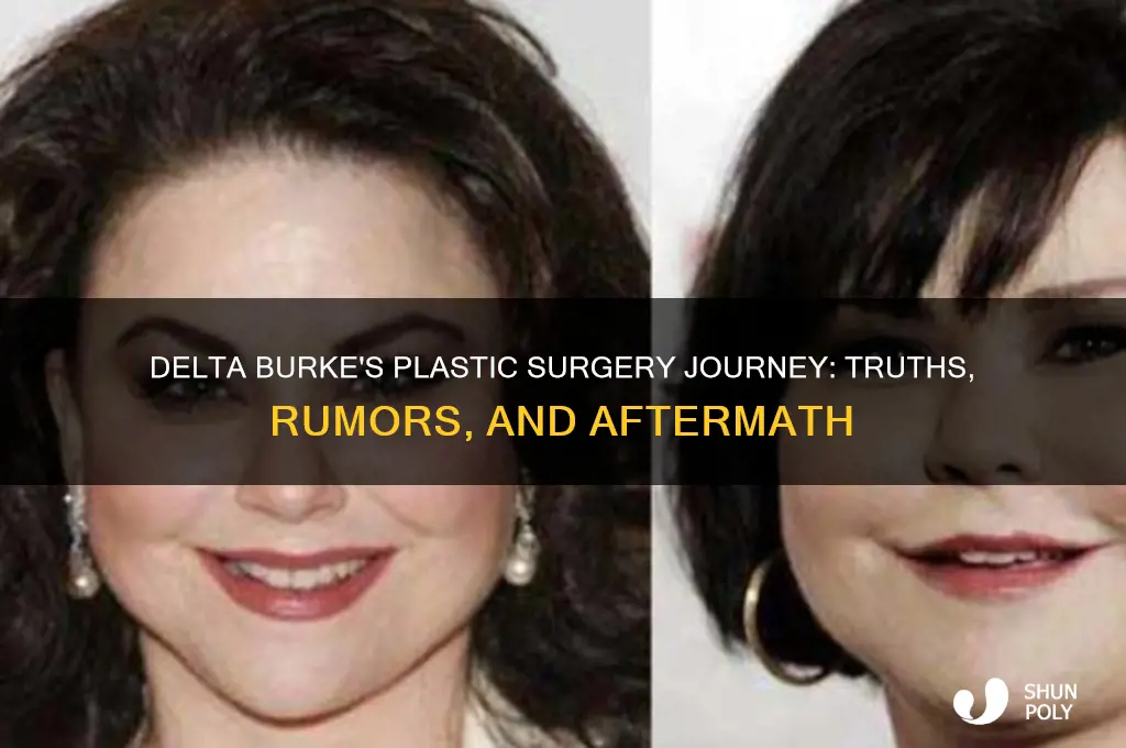 what happened to delta burke plastic surgery