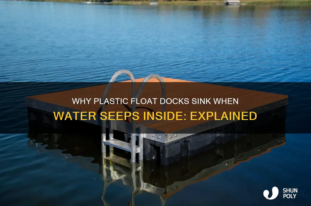 what happened water get in plastic float dock
