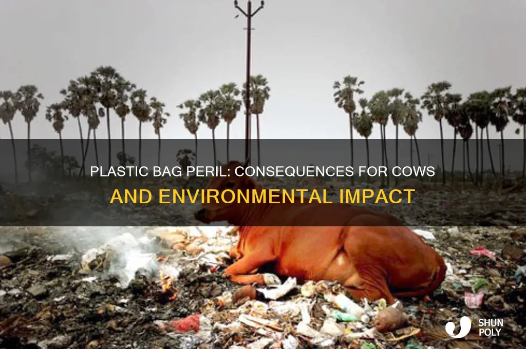 what happens if a cow eats a plastic bag