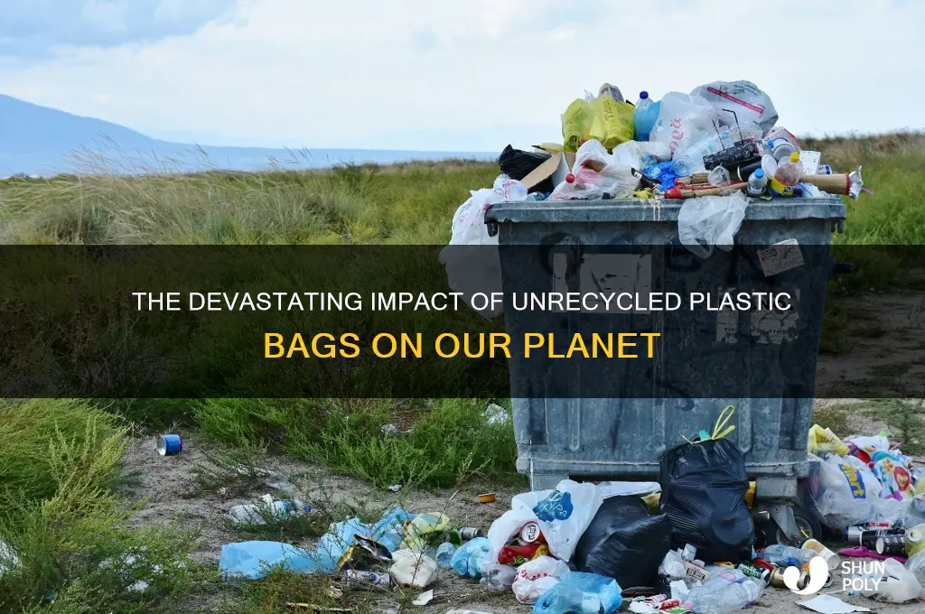 what happens if plastic bags are not recycled