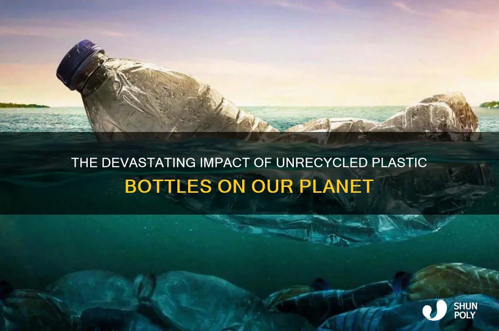 what happens if plastic bottles are not recycled