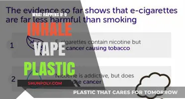 Vaping Dangers: Inhaling Plastic, What's the Harm?
