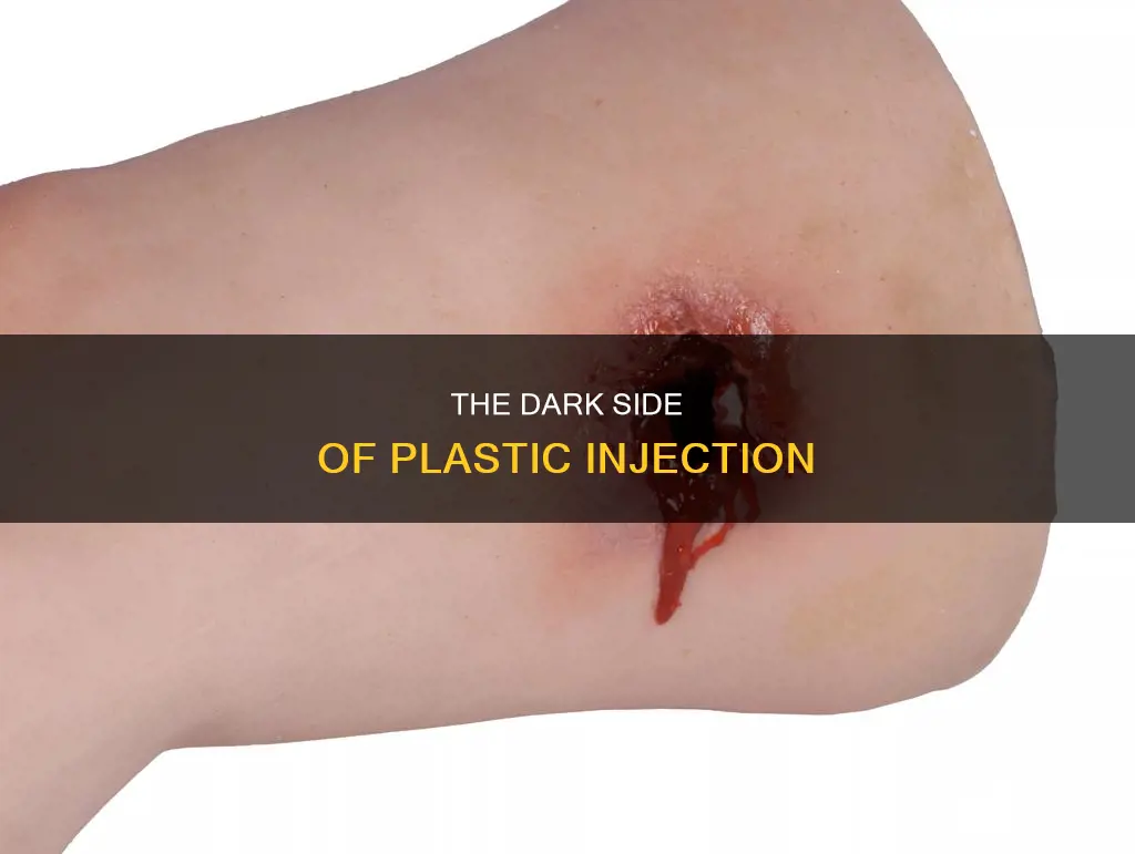what happens if u shoot up plastic