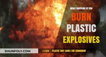 Plastic Explosives: Burning Consequences and Hazards