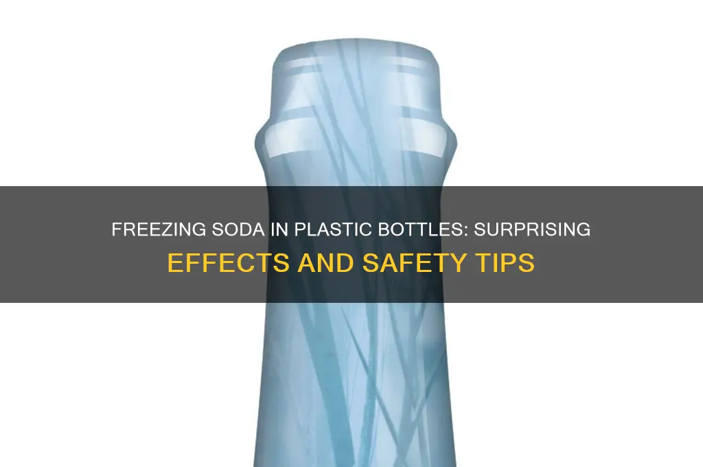 what happens if you freeze a plastic bottle of soda