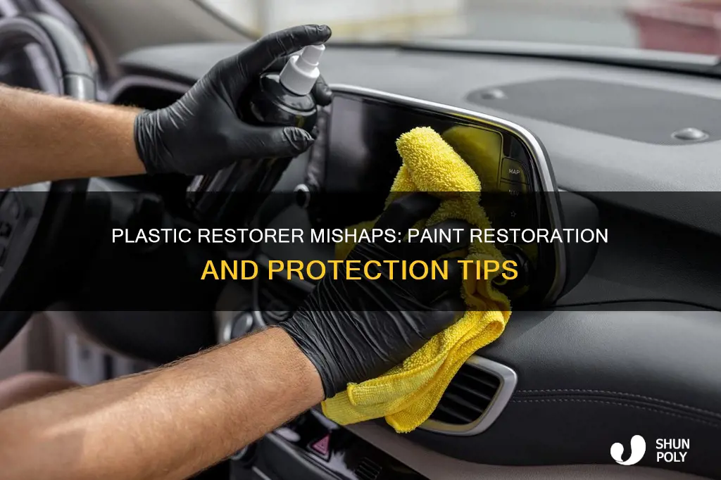 what happens if you get plastic restorer on your paint