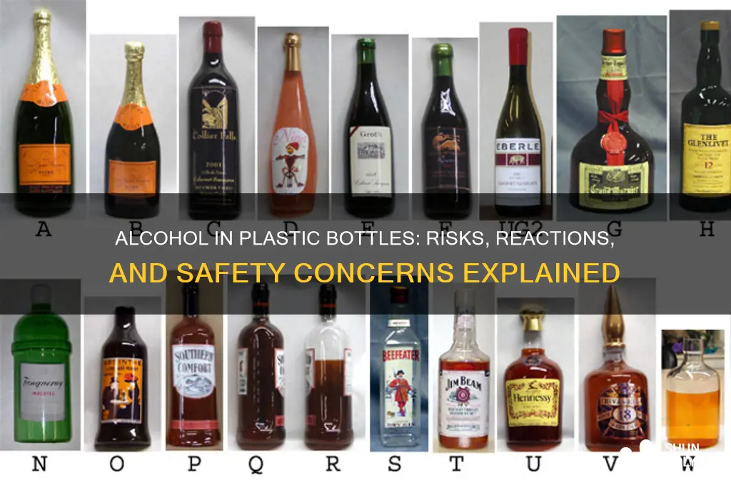 what happens if you put alcohol in a plastic bottle