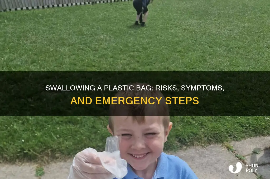 what happens if you swallow a plastic bag