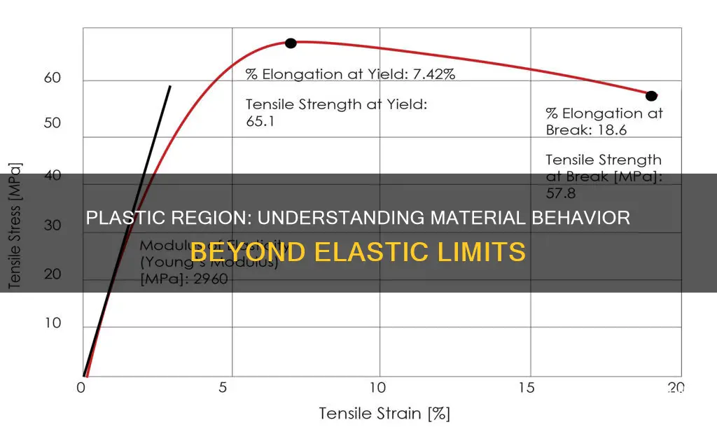 what happens in the plastic region