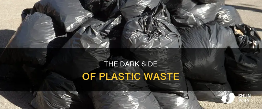 what happens to black plastic waste