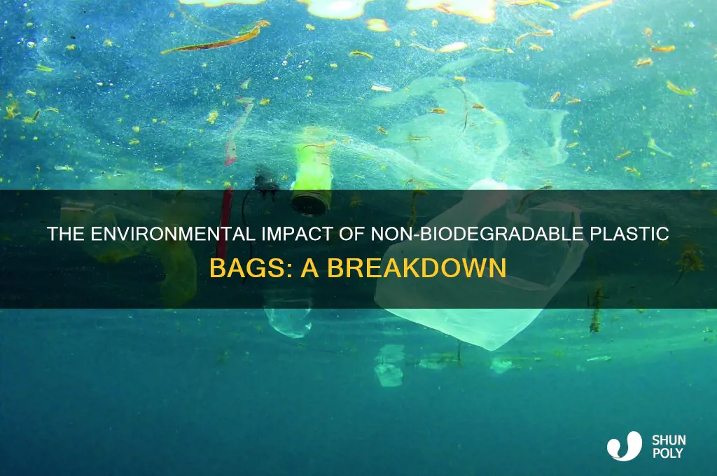 what happens to non biodegradable plastic bags