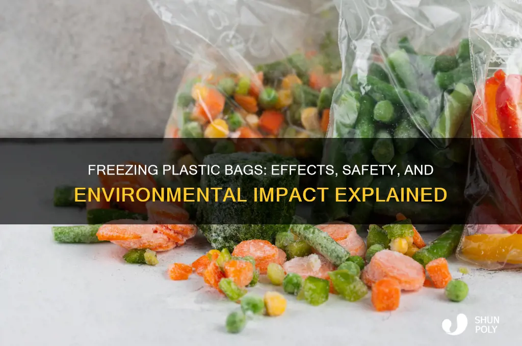 what happens to plastic bags when frozen