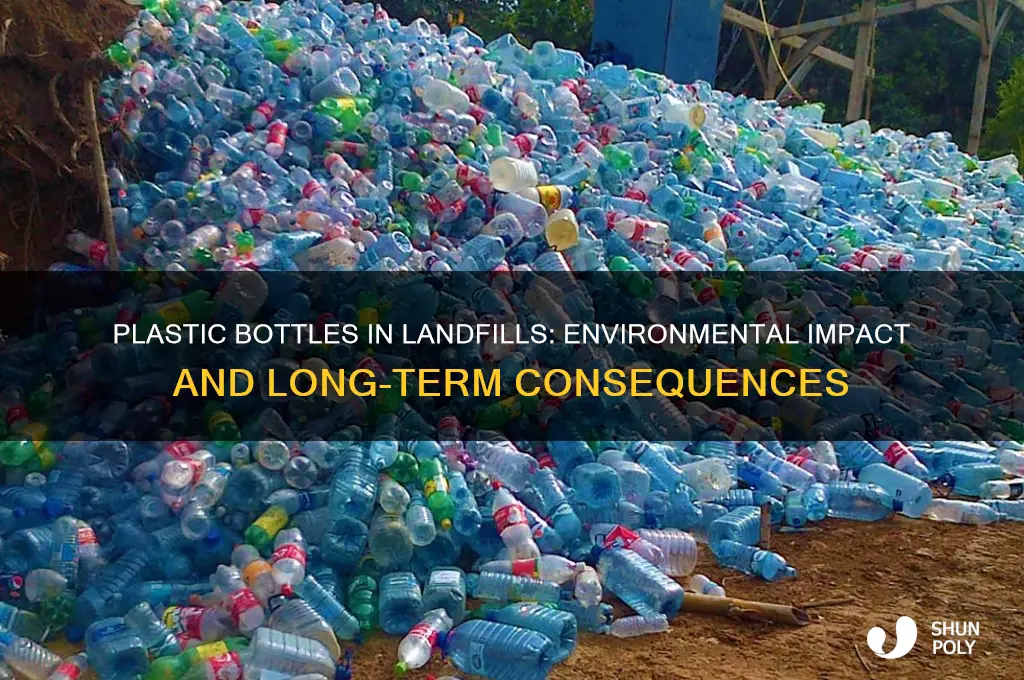 what happens to plastic bottles in landfills