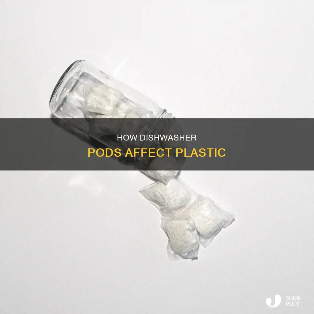 what happens to plastic on dishwasher pods