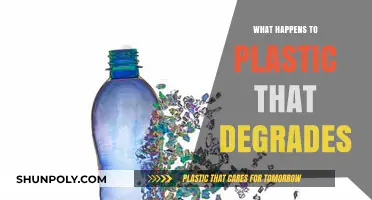 The Dark Fate of Degraded Plastics