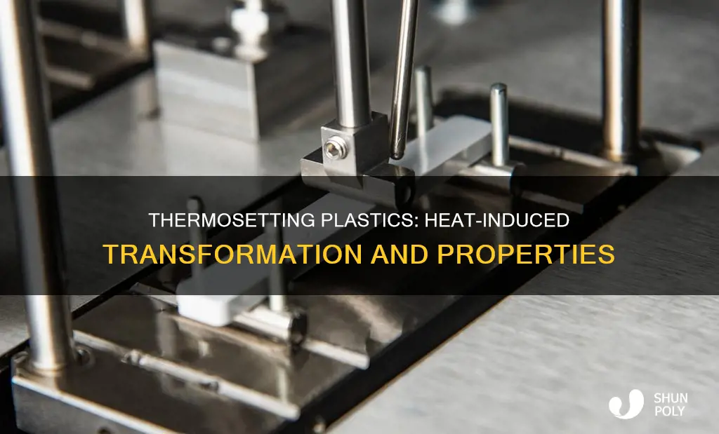 what happens to thermosetting plastic when heated