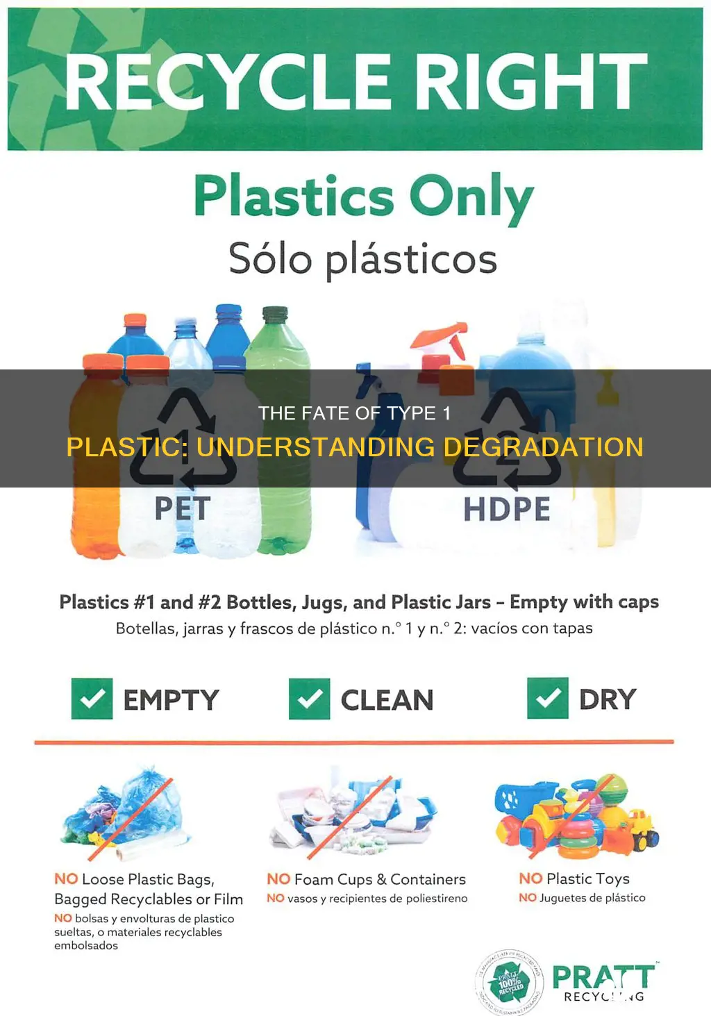 what happens to type 1 plastic