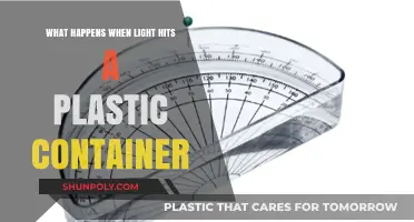 How Light Interacts with Plastic Containers