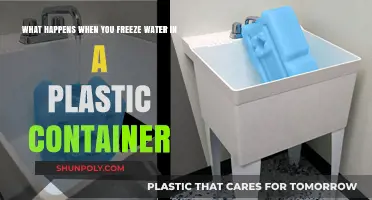 Freezing Water: Plastic Containers and Their Effects